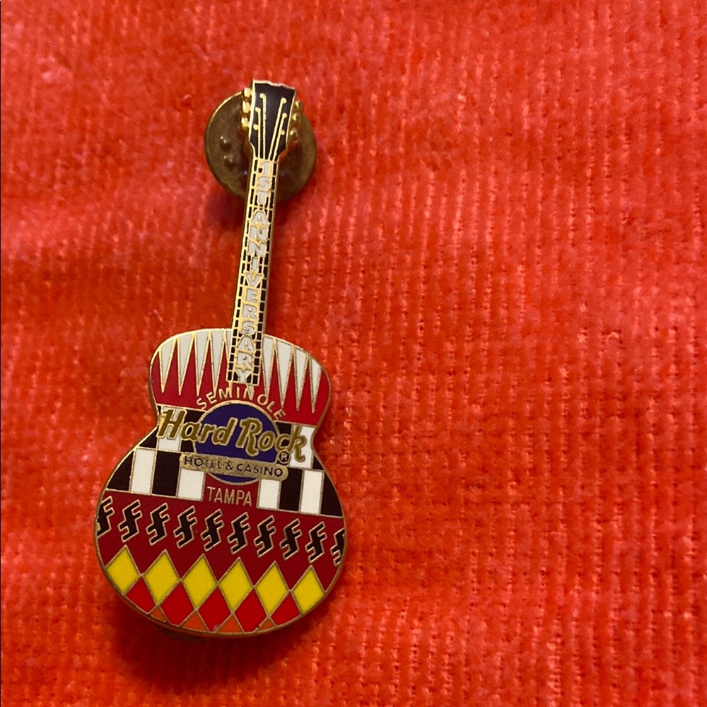 Hard Rock Hotel & Casino Tampa Guitar Pin